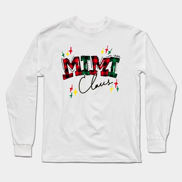 Mimi Claus Long Sleeve T-Shirt by muupandy